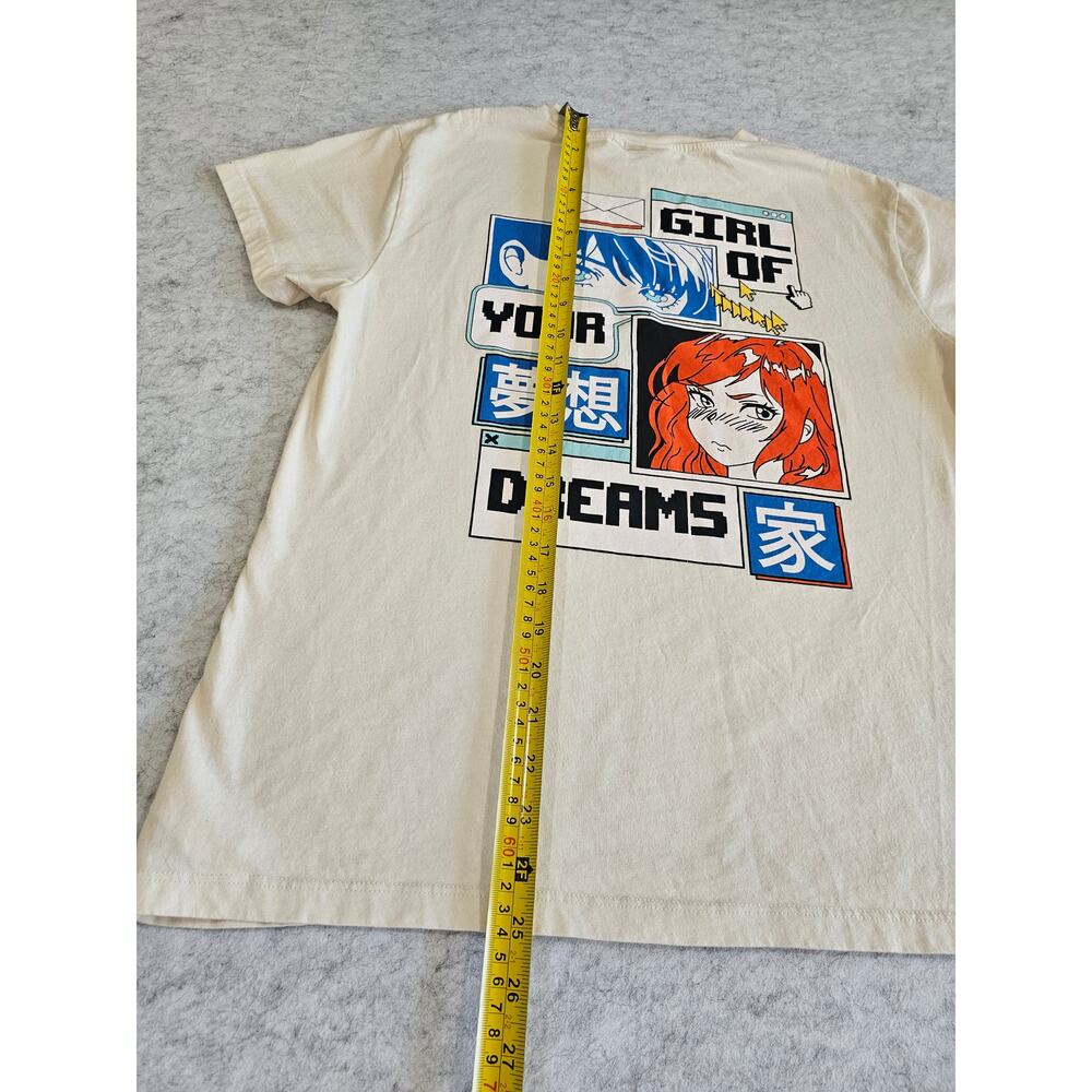 Skinny Dip Girl Of Your Dreams Graphic T Shirt, Anime, Beige, New, Womens Sz L - Picture 7 of 7